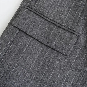 Blazer Feminino Alongado Cinza Soraya