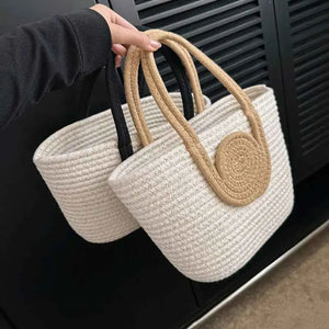 Bolsa de Praia de Palha Modelo Lolla