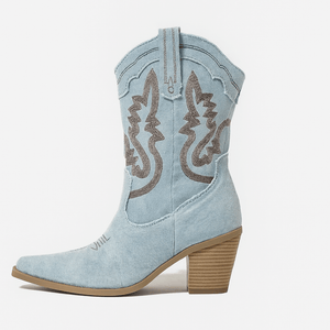 Bota Feminina Texana Jeans Dallas