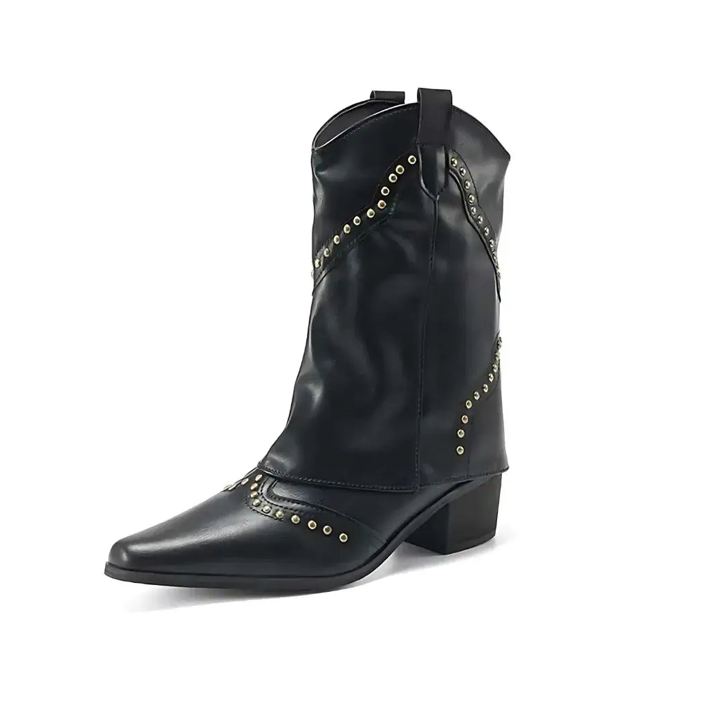Bota-Feminina-Texana-Preta-Denver