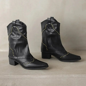 Bota-Feminina-Texana-Preta-Denver