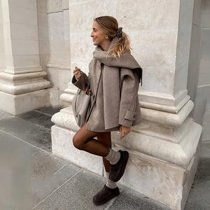 Casaco Lã Batida Feminino