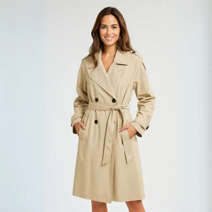 Casaco Longo Feminino Bege