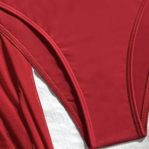 Conjunto Biquíni Cintura Alta e Saída de Praia Elegante