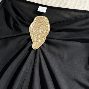 Conjunto Biquíni Cintura Alta e Saída de Praia Elegante