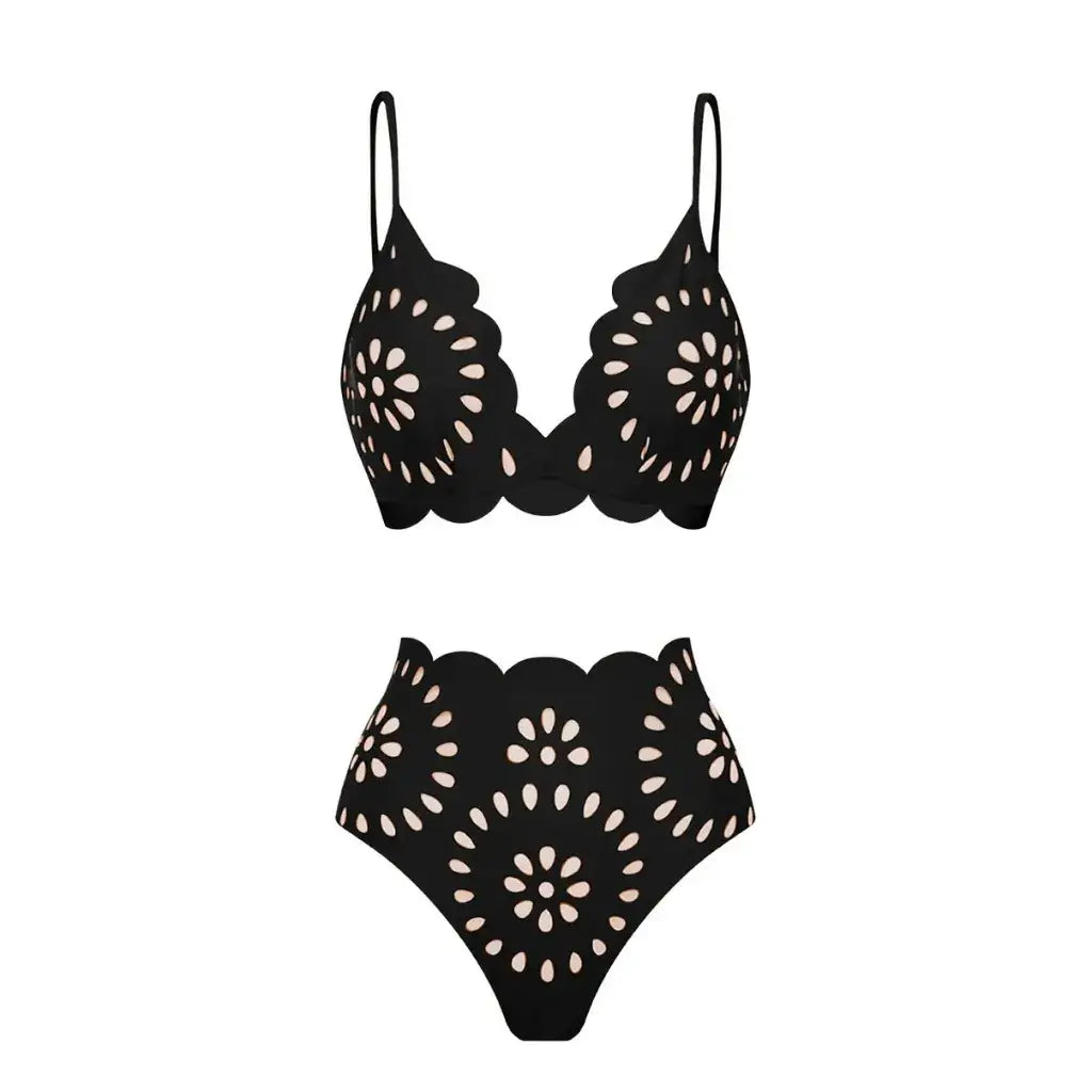 Conjunto Biquíni Hot Pants Saída de Praia Saia Longa
