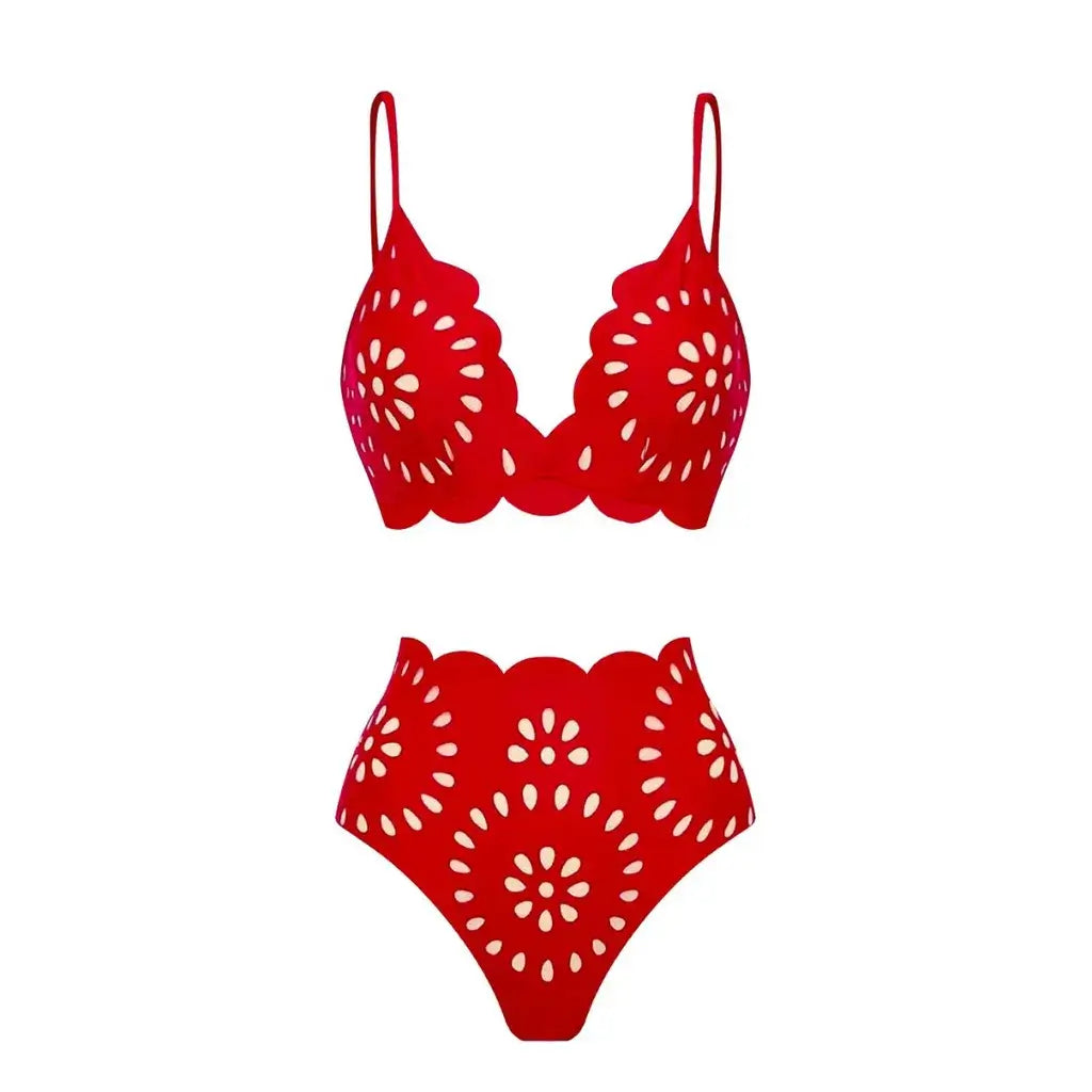 Conjunto Biquíni Hot Pants Saída de Praia Saia Longa