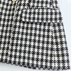 Conjunto Blazer Feminino Xadrez