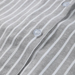 Conjunto Camisa e Shorts Feminino Listrado