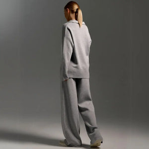 Conjunto de Frio Feminino de Malha