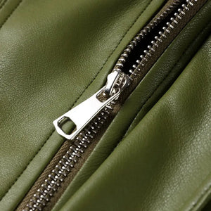 Jaqueta-Feminina-de-Couro-Attitude-Green