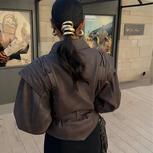 Jaqueta-Feminina-de-Couro-Marrom