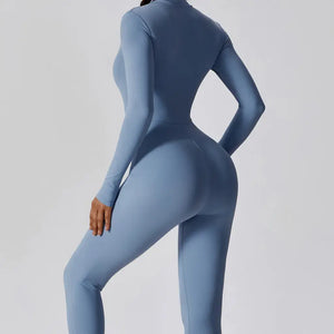 Macacão Academia Feminino Manga Longa