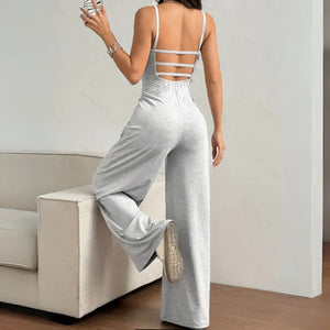 Macacão Feminino Longo Soltinho Acinturado