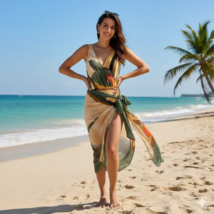 Maiô Estampado Feminino Bojo com Saida de Praia