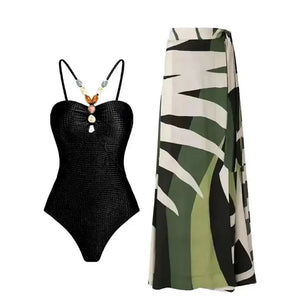 Maiô Feminino com Saída de Praia Longa Modelo Marbella