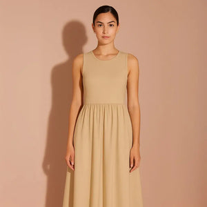 Vestido Casual Básico Longo Feminino