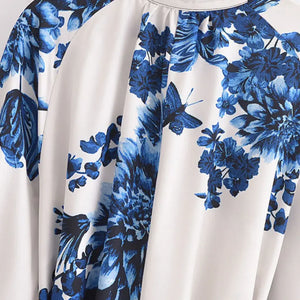 Vestido Estampado Flores Boho Chic Curto