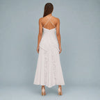 Vestido Feminino Longo Assimétrico Babados – Aurélie