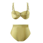 Biquíni Cintura Alta Saída de Praia Elegante Longa