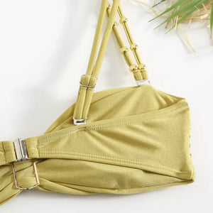 Biquíni Cintura Alta Saída de Praia Elegante Longa