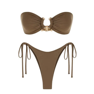 Biquíni Tomara que Caia Feminino com Argola Dourada