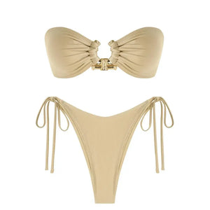 Biquíni Tomara que Caia Feminino com Argola Dourada