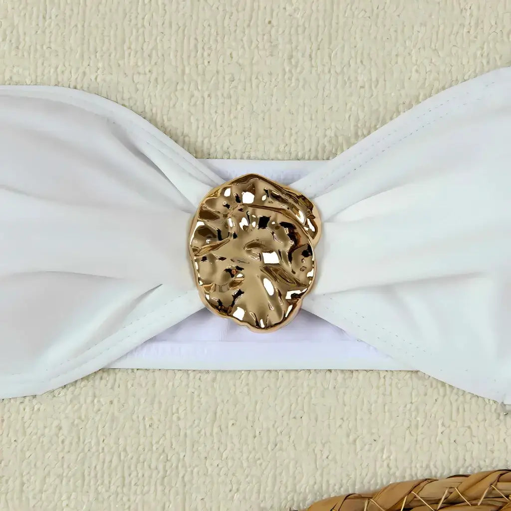 Biquini com Saída de Praia Elegante Feminina