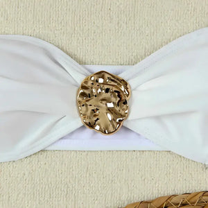 Biquini com Saída de Praia Elegante Feminina