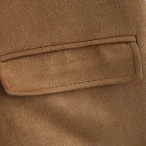 Blazer Feminino Alongado Camurça