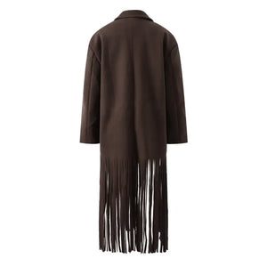 Blazer-Feminino-Alongado-La-Batida-Marrom-Far-West