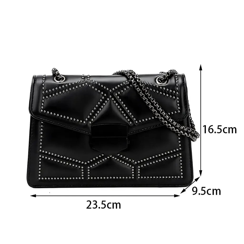 Bolsa-Feminina-de-Couro-Preto-Modelo-Prestige