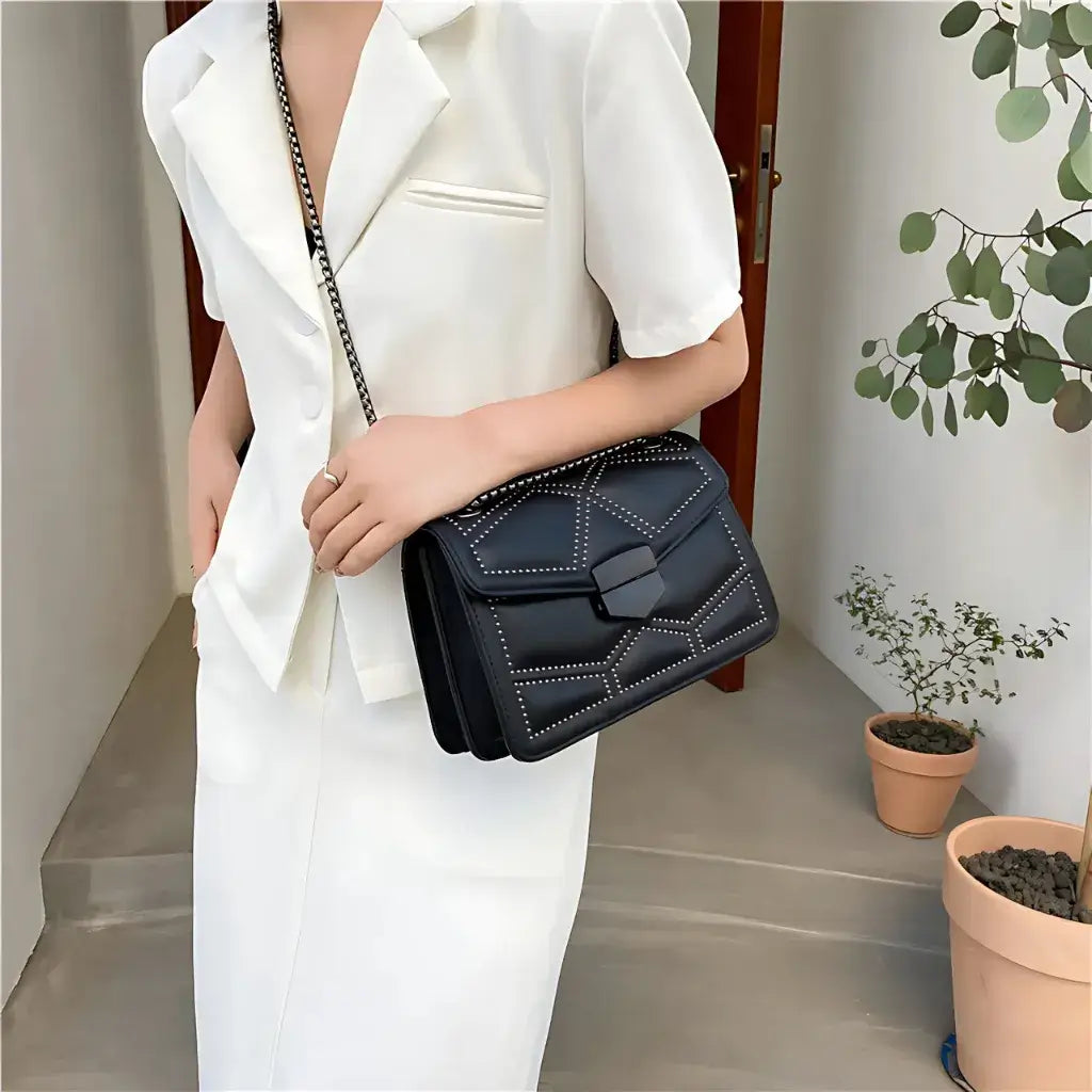 Bolsa-Feminina-de-Couro-Preto-Modelo-Prestige