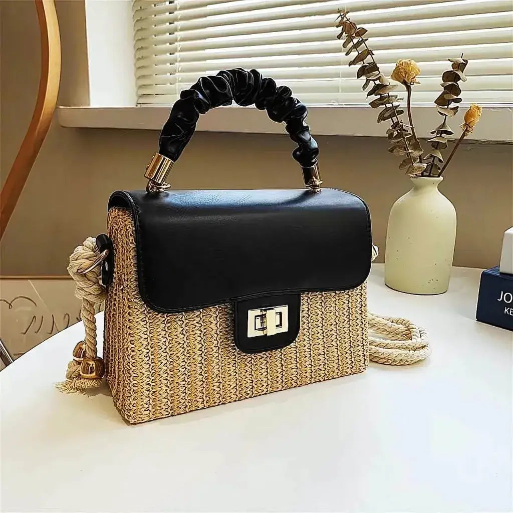 Bolsa-de-Palha-Modelo-Secret-Black