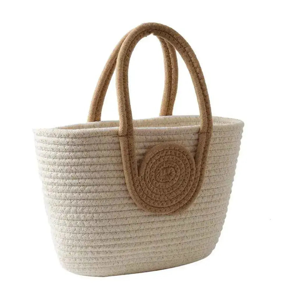 Bolsa de Praia de Palha Modelo Lolla