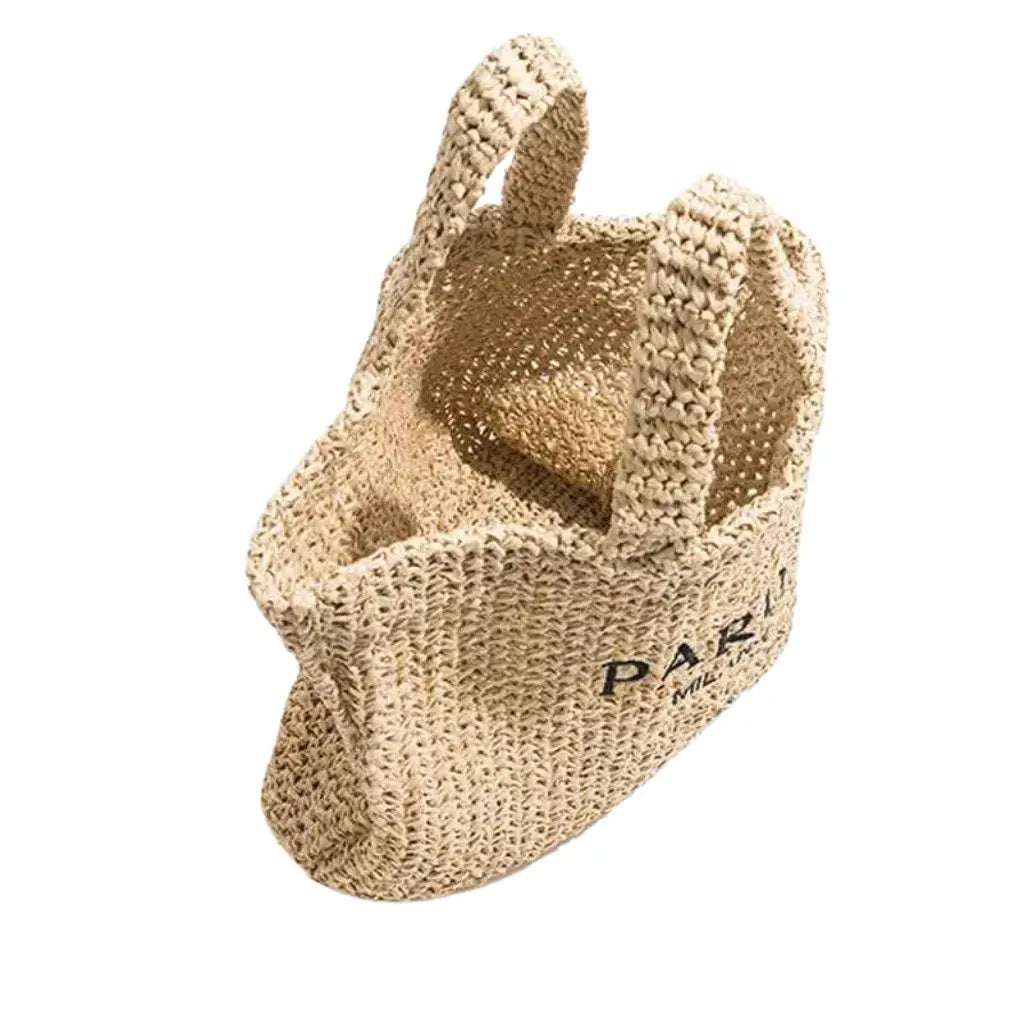 Bolsa-de-Praia-de-Palha-Modelo-Paris