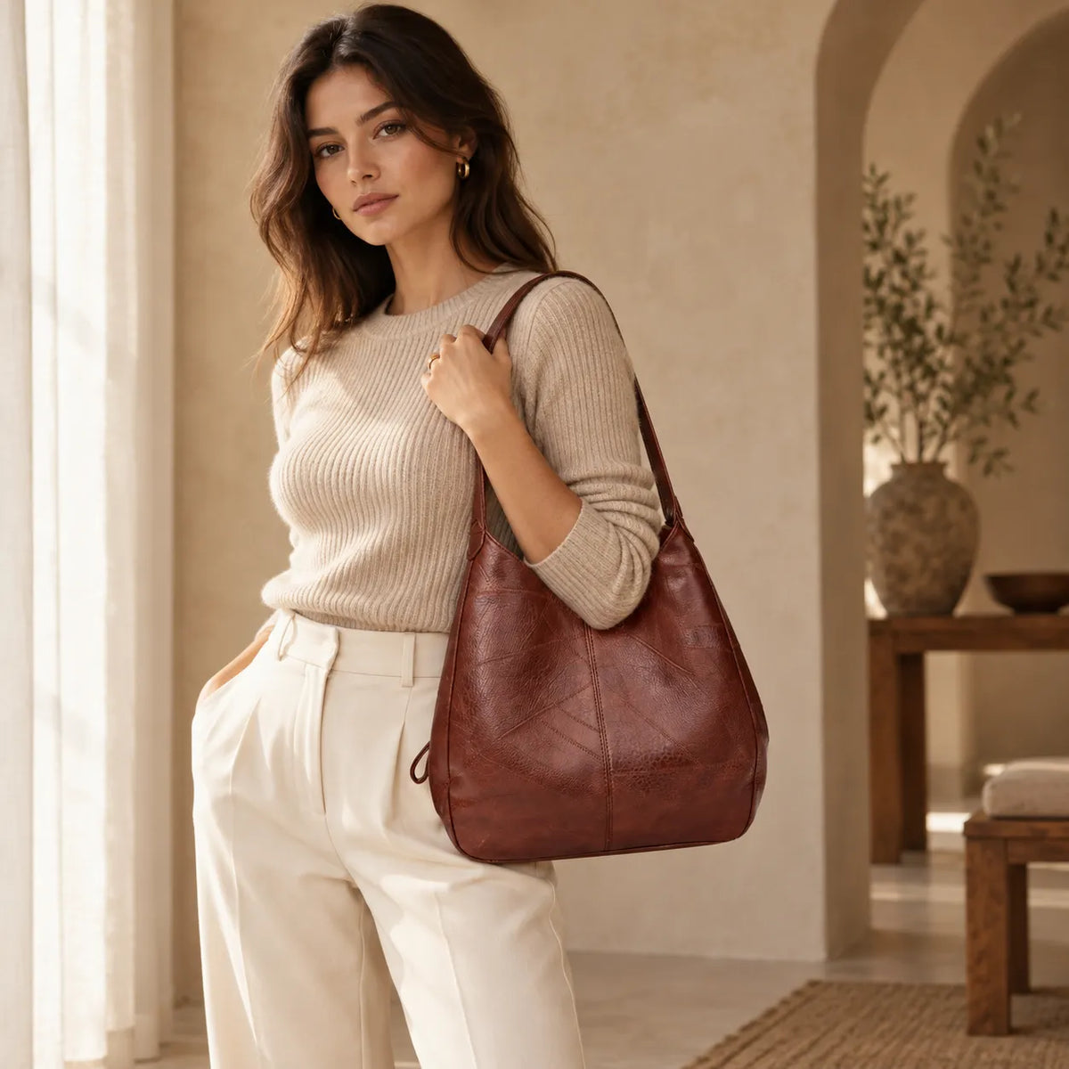 Bolsa Hobo Feminina - Astrid