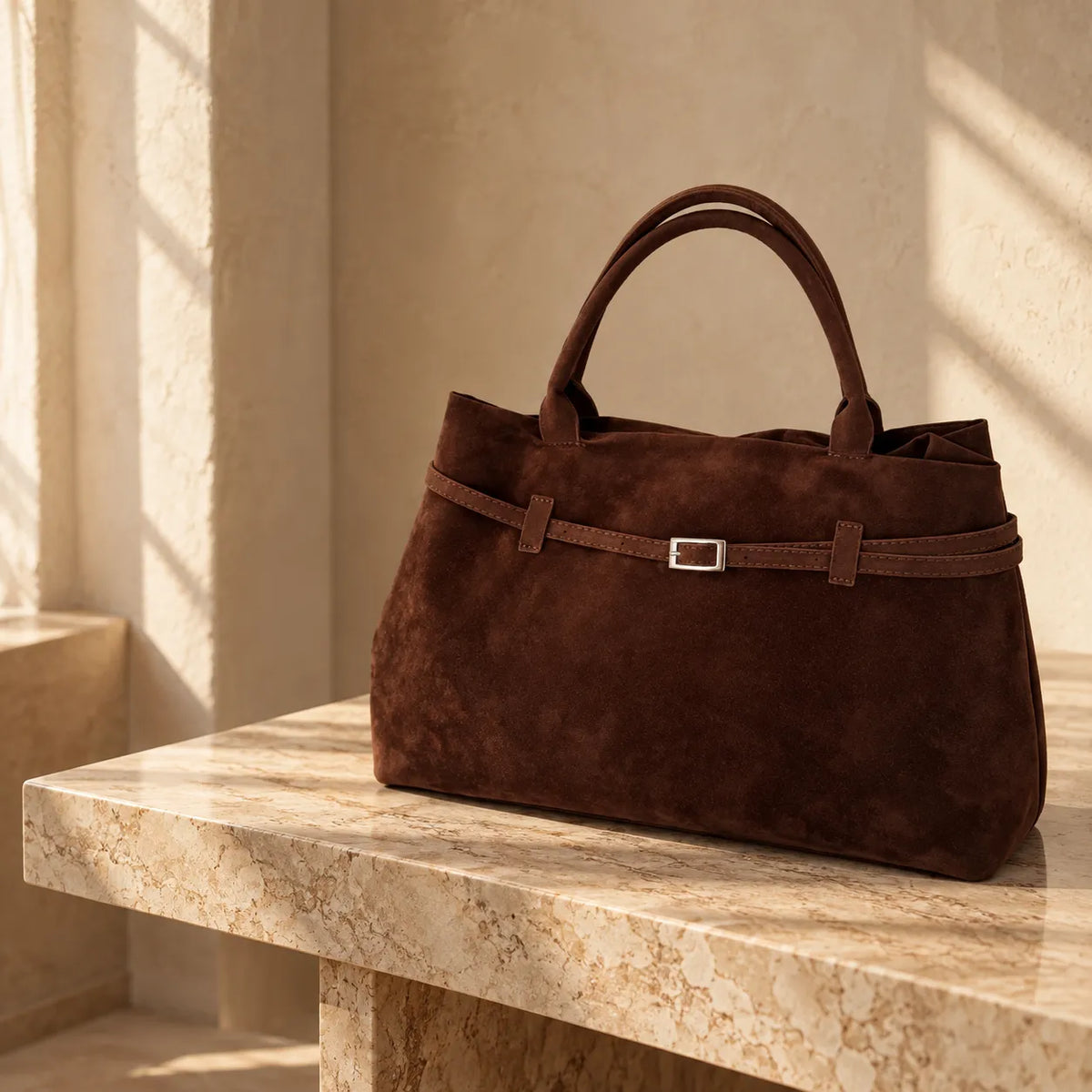 Bolsa Tote Feminina em Camurça - Vence