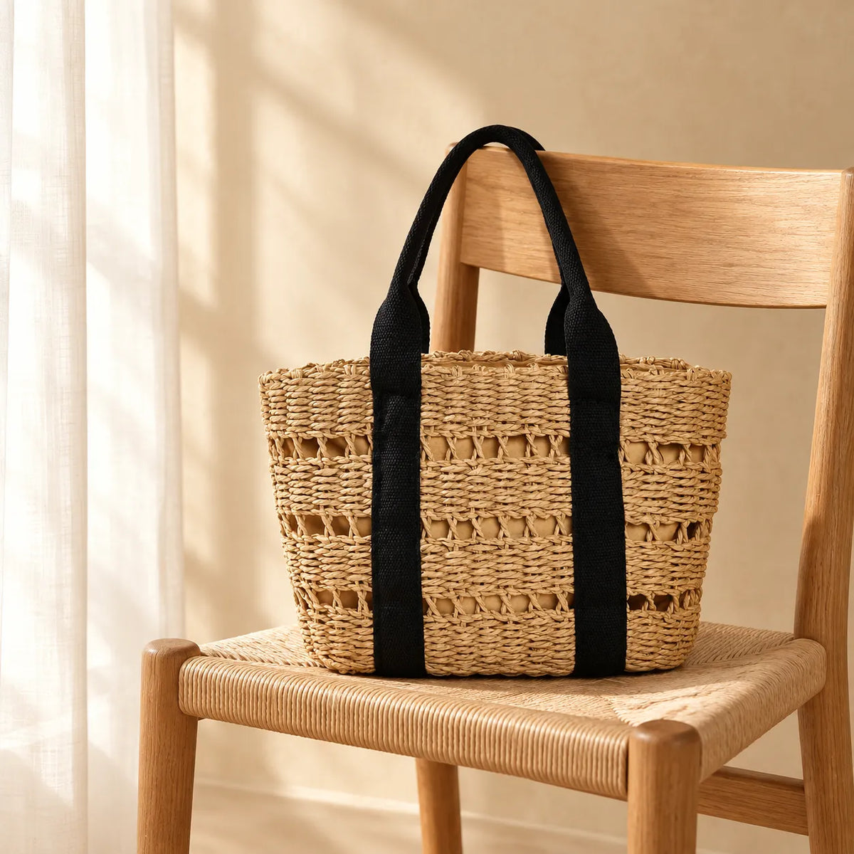 Bolsa Tote Feminina em Palha - Gordes