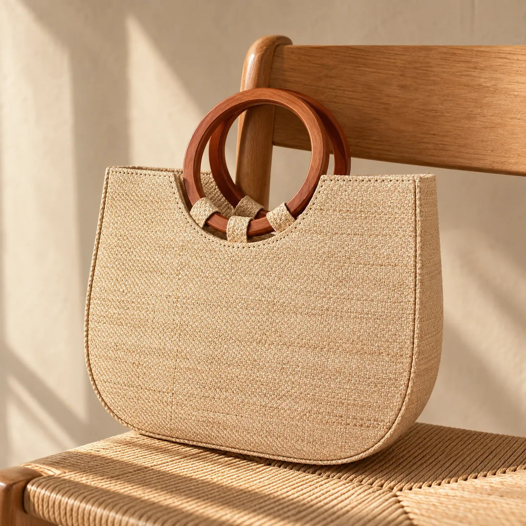 Bolsa Tote Feminina em Palha - Lourmarin