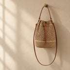 Bolsa Transversal Feminina em Palha - Menton