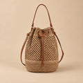 Bolsa Transversal Feminina em Palha - Menton
