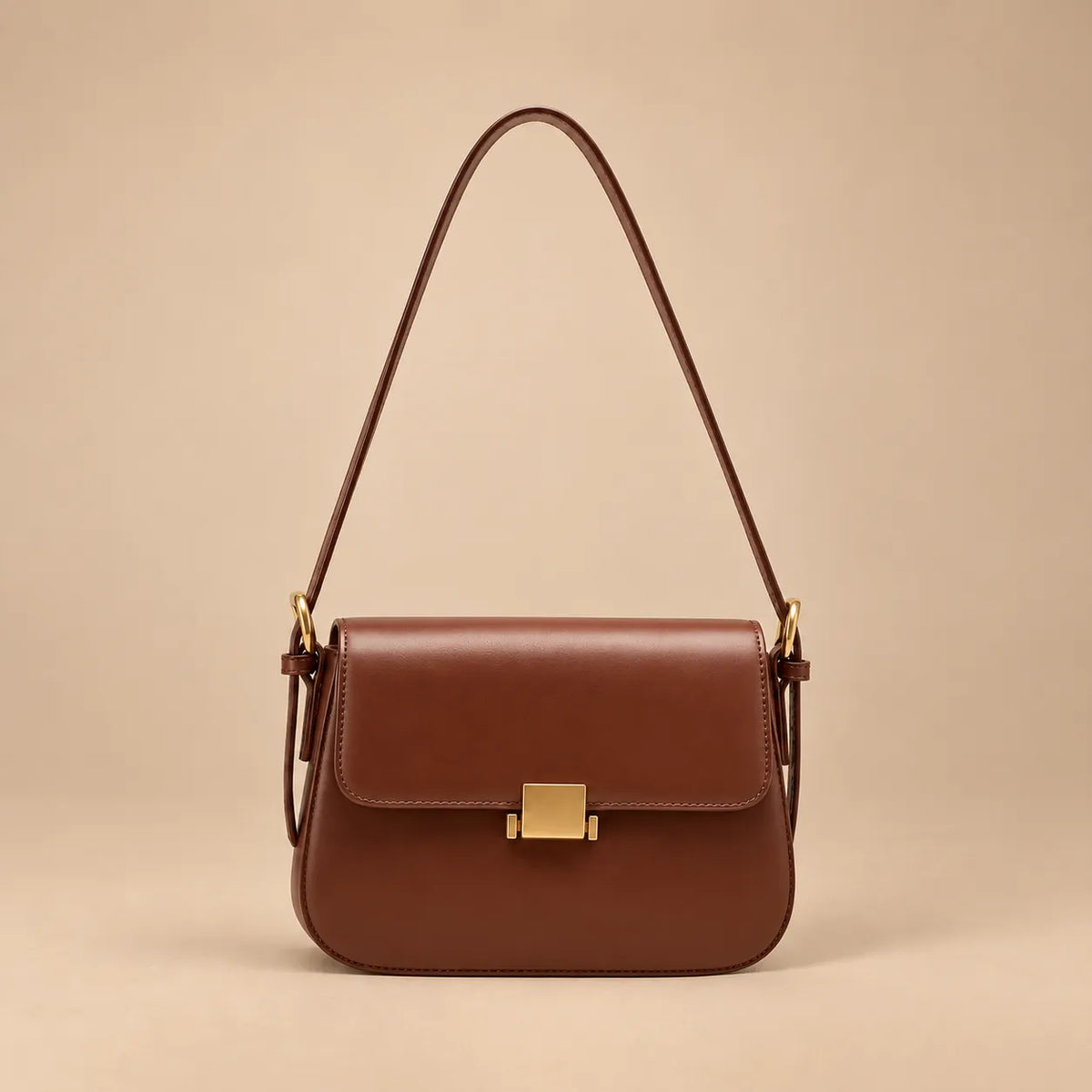 Bolsa de Ombro Feminina em Couro Legítimo - Beaune