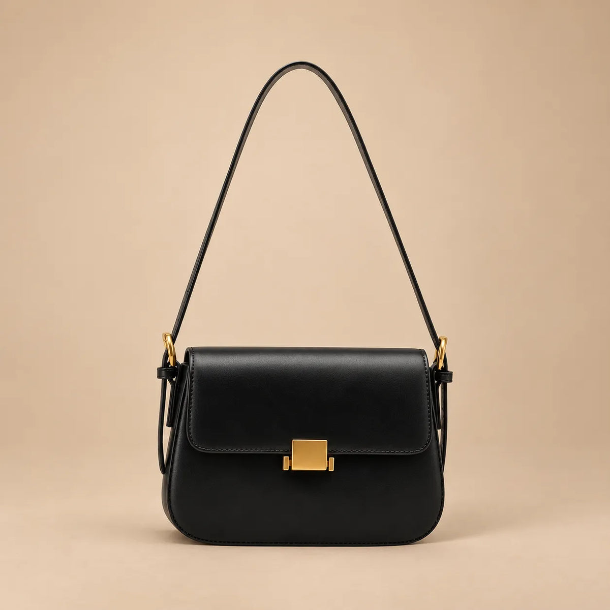 Bolsa de Ombro Feminina em Couro Legítimo - Beaune