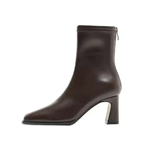 Bota Cano Curto Marrom