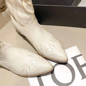 Bota Country Feminina Texana Cano Médio