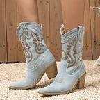 Bota Feminina Texana Jeans Dallas