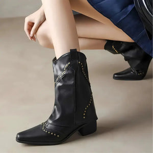 Bota-Feminina-Texana-Preta-Denver