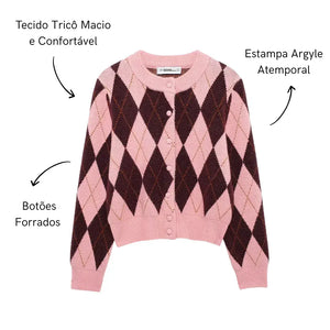 Cardigan Feminino em Tricô