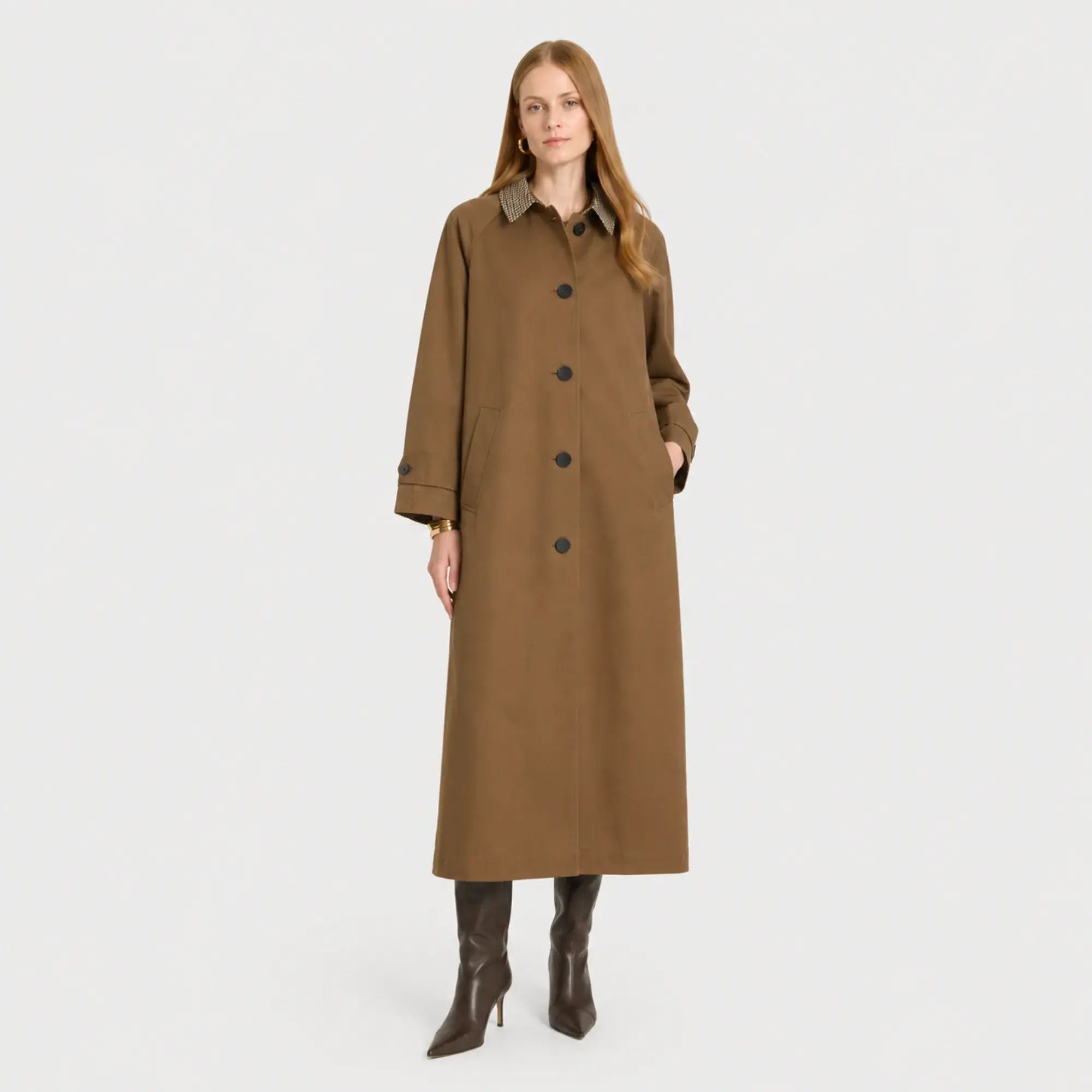 Casaco feminino longo dupla face para looks sofisticados